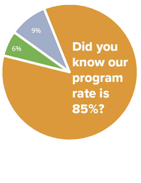 Finances pie chart